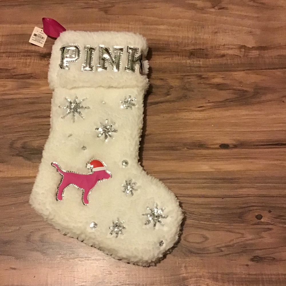 PINK Christmas stocking